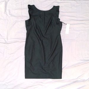 Calvin Klein - Navy Blue Stretch Material Dress